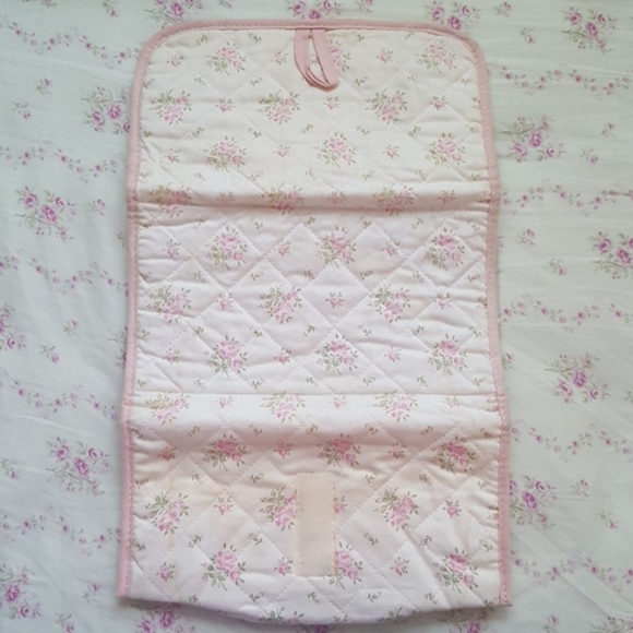 Vintage 80' s Shabby Chic Roses Jewelry organizer - Picture 3 of 8